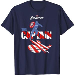 imageMarvel Avengers Game Captain America The Captain TShirtNavy Blue