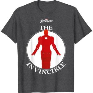 imageMarvel Avengers Game Iron Man The Invincible TShirtDark Heather Grey