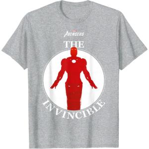 imageMarvel Avengers Game Iron Man The Invincible TShirtHeather Grey