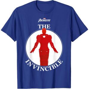 imageMarvel Avengers Game Iron Man The Invincible TShirtRoyal Blue