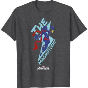 imageMarvel Avengers Game Ms Marvel The Magnificent TShirtDark Heather Grey