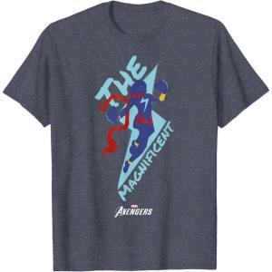 imageMarvel Avengers Game Ms Marvel The Magnificent TShirtHeather Blue