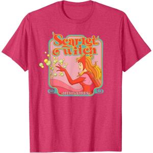 imageMarvel Avengers Scarlet Witch Wanda Hero Vibes Comic Retro TShirtRed Heather