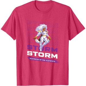 imageMarvel Cosmic Invasion Game Storm XMen Retro Pixel Graphics TShirtRed Heather