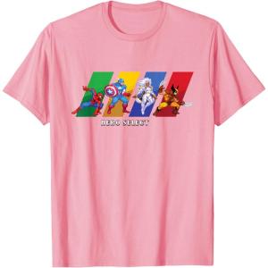 imageMarvel Cosmic Invasion Game Super Hero Select Screen Retro TShirtPink