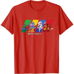 imageMarvel Cosmic Invasion Game Super Hero Select Screen Retro TShirtRed