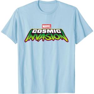 imageMarvel Cosmic Invasion Logo Official Game TShirtBaby Blue