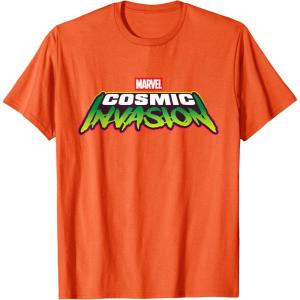 imageMarvel Cosmic Invasion Logo Official Game TShirtOrange
