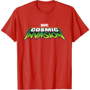 imageMarvel Cosmic Invasion Logo Official Game TShirtRed
