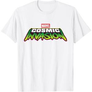 imageMarvel Cosmic Invasion Logo Official Game TShirtWhite