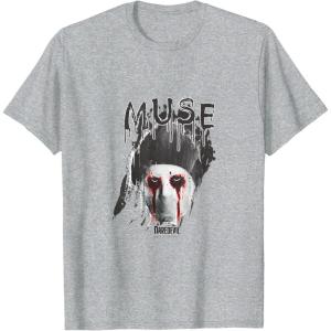 imageMarvel Daredevil Born Again Muse Big Face Closeup Distressed TShirtHeather Grey