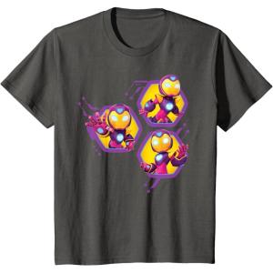 imageMarvel Iron Man and His Awesome Friends Ironheart Trio TShirtAsphalt Grey
