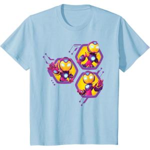 imageMarvel Iron Man and His Awesome Friends Ironheart Trio TShirtBaby Blue