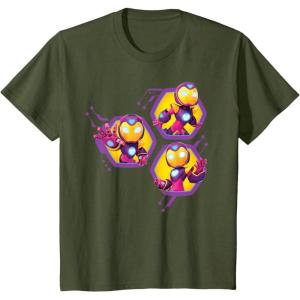 imageMarvel Iron Man and His Awesome Friends Ironheart Trio TShirtOlive Green