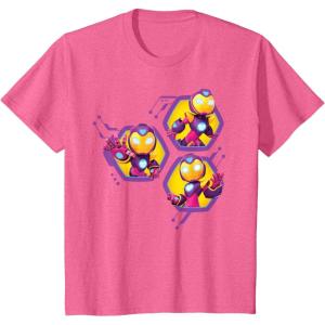 imageMarvel Iron Man and His Awesome Friends Ironheart Trio TShirtPink Heather