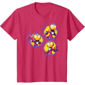 imageMarvel Iron Man and His Awesome Friends Ironheart Trio TShirtRed Heather