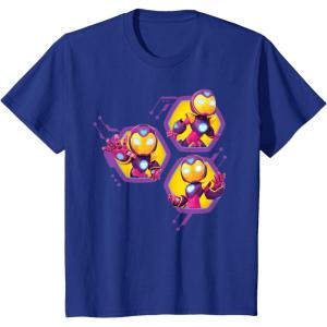 imageMarvel Iron Man and His Awesome Friends Ironheart Trio TShirtRoyal Blue