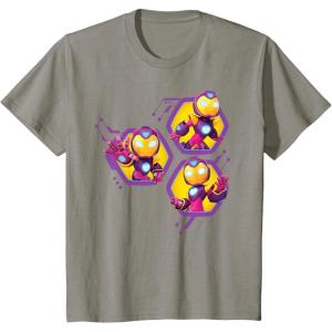 imageMarvel Iron Man and His Awesome Friends Ironheart Trio TShirtSlate Grey