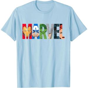 imageMarvel Logo Avengers Super Heroes TShirtBaby Blue