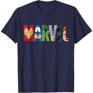 imageMarvel Logo Avengers Super Heroes TShirtNavy Blue