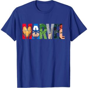 imageMarvel Logo Avengers Super Heroes TShirtRoyal Blue