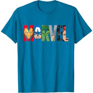 imageMarvel Logo Avengers Super Heroes TShirtSapphire Blue