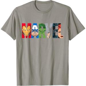 imageMarvel Logo Avengers Super Heroes TShirtSlate Grey