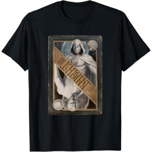 imageMarvel Moon Knight Mr Knight Playing Card TShirtBlack
