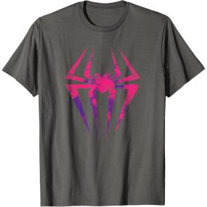 imageMarvel SpiderMan Across the SpiderVerse SpiderGwen Icon TShirtAsphalt Grey