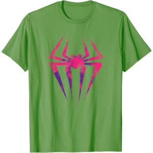imageMarvel SpiderMan Across the SpiderVerse SpiderGwen Icon TShirtGrass Green