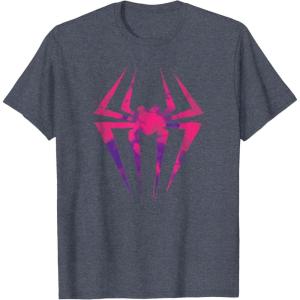 imageMarvel SpiderMan Across the SpiderVerse SpiderGwen Icon TShirtHeather Blue