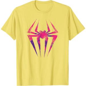 imageMarvel SpiderMan Across the SpiderVerse SpiderGwen Icon TShirtLemon Yellow