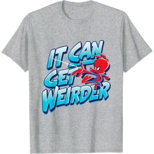 imageMarvel SpiderMan Into the SpiderVerse Peter Porker TShirt TShirtHeather Grey