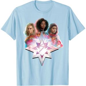 imageMarvel Studios The Marvels Carol Monica Kamala Power Icon TShirtBaby Blue