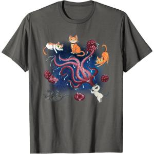 imageMarvel Studios The Marvels Goose ampamp Flerkittens in Space Cute TShirtAsphalt Grey