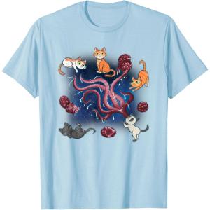 imageMarvel Studios The Marvels Goose ampamp Flerkittens in Space Cute TShirtBaby Blue