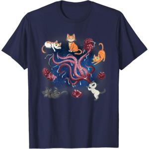 imageMarvel Studios The Marvels Goose ampamp Flerkittens in Space Cute TShirtNavy Blue