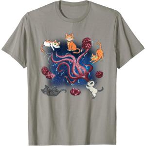 imageMarvel Studios The Marvels Goose ampamp Flerkittens in Space Cute TShirtSlate Grey
