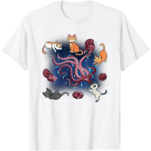 imageMarvel Studios The Marvels Goose ampamp Flerkittens in Space Cute TShirtWhite