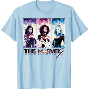 imageMarvel Studios The Marvels Ms Marvel Photon Captain Marvel TShirtBaby Blue