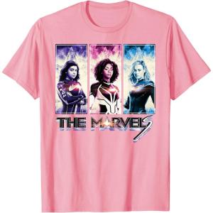 imageMarvel Studios The Marvels Ms Marvel Photon Captain Marvel TShirtPink