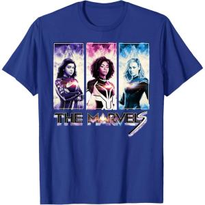 imageMarvel Studios The Marvels Ms Marvel Photon Captain Marvel TShirtRoyal Blue