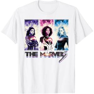 imageMarvel Studios The Marvels Ms Marvel Photon Captain Marvel TShirtWhite