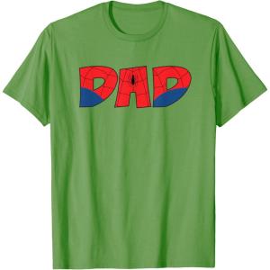 imageMarvel Super Heroes SpiderMan Costume Fathers Day Gift Dad TShirtGrass Green