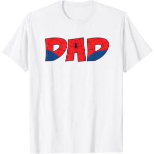 imageMarvel Super Heroes SpiderMan Costume Fathers Day Gift Dad TShirtWhite