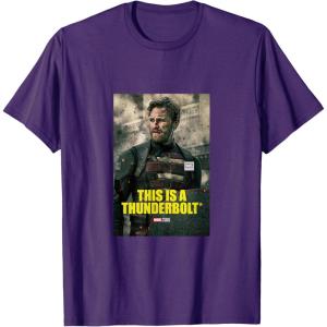 imageMarvel Thunderbolts This Is A Thunderbolt John Walker TShirtPurple