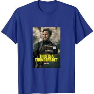 imageMarvel Thunderbolts This Is A Thunderbolt John Walker TShirtRoyal Blue