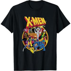 imageMarvel XMen Animated Series Retro 90s TShirtBlack