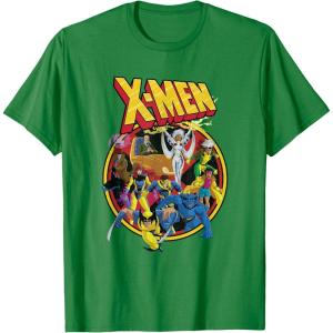 imageMarvel XMen Animated Series Retro 90s TShirtKelly Green