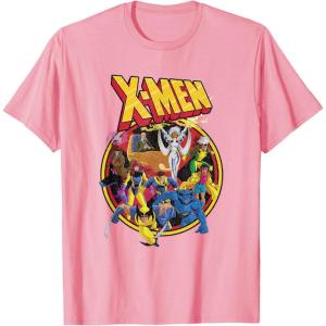 imageMarvel XMen Animated Series Retro 90s TShirtPink